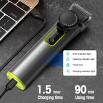 Barbeador Masculino Multifuncional IPX5 à Prova de Água 4 em 1 para Nariz, Recarregável por USB, 677 4 em 1
