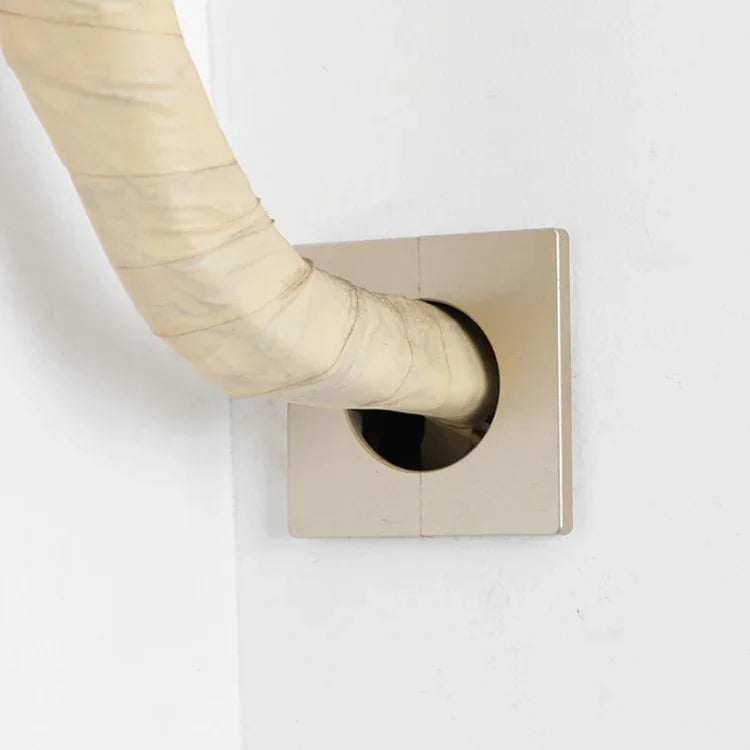 Tampa Decorativa Quadrada para Orifício de Ar Condicionado, Tampa para Orifício de Parede, Dividido 5cm Branco, Dividido 5cm Dourado, Dividido 5cm Prateado, 9cm Branco, 9cm Dourado, 9cm Prateado
