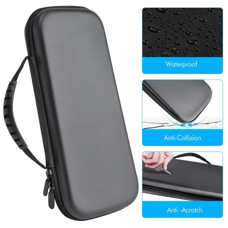 Bolsa Protetora de Couro EVA para Comando da Consola de Jogos ASUS ROG Ally, Bolsa (Preto), Bolsa (Branco)