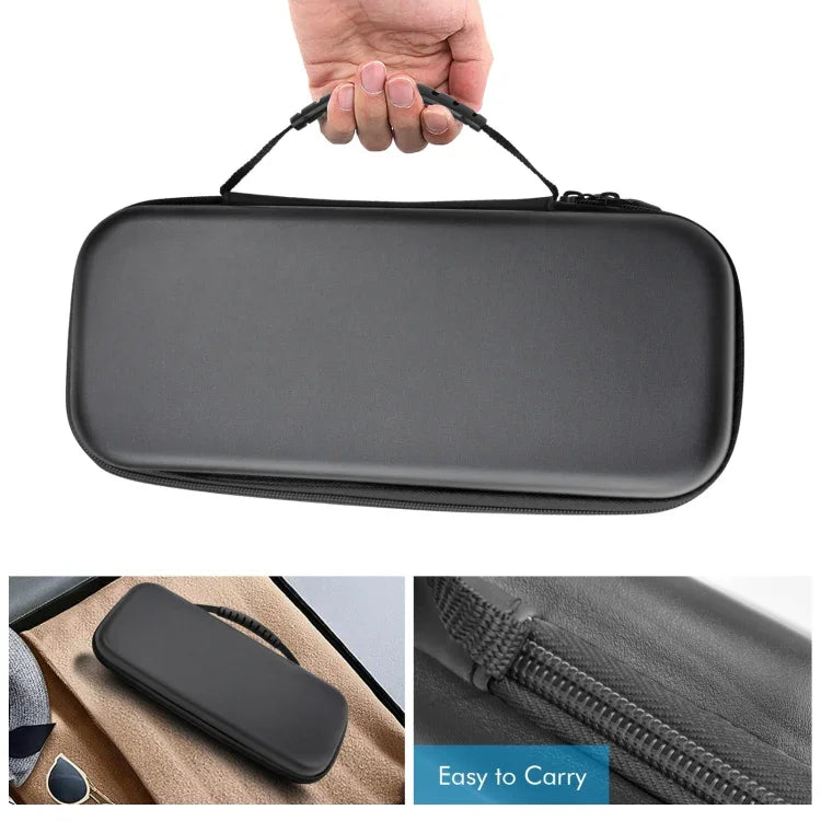 Bolsa Protetora de Couro EVA para Comando da Consola de Jogos ASUS ROG Ally, Bolsa (Preto), Bolsa (Branco)