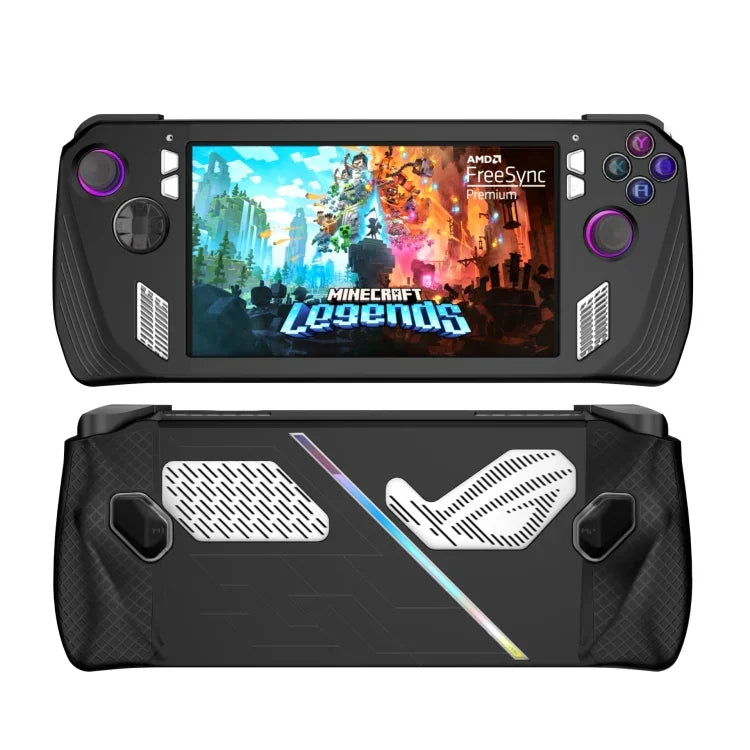Capa Protetora de Silicone para Consola de Jogos ASUS ROG Ally, Capa de Silicone Preta