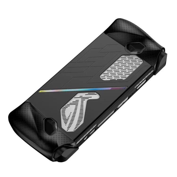 Capa Protetora de Silicone para Consola de Jogos ASUS ROG Ally, Capa de Silicone Preta