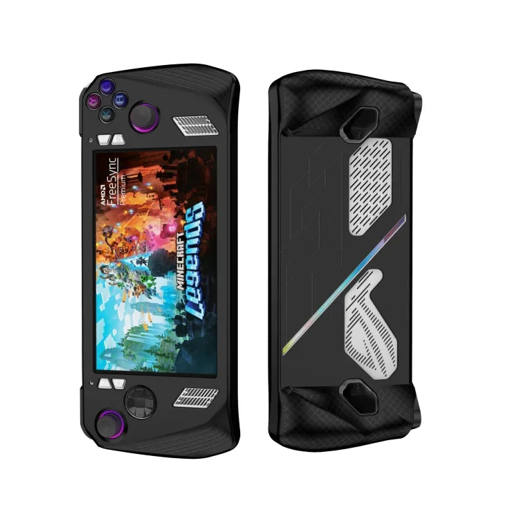 Capa Protetora de Silicone para Consola de Jogos ASUS ROG Ally, Capa de Silicone Preta