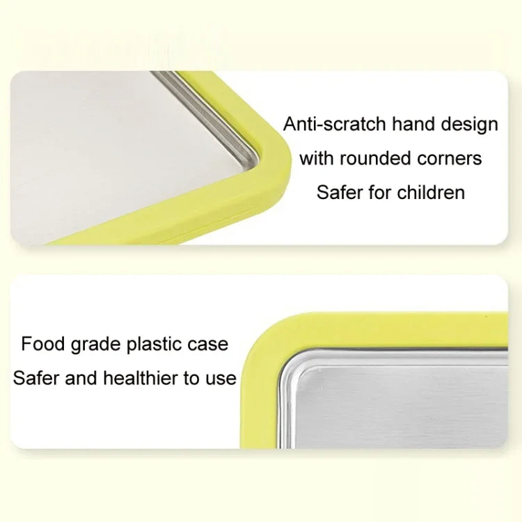Máquina Mini de Iogurte Frito Doméstica para Crianças, Bandeja de Gelo Frito DIY, Aço Inoxidável Verde 26x21cm, Aço Inoxidável Branco 26x21cm, Aço Inoxidável Rosa 22.5x17.5cm, Aço Inoxidável Branco 22.5x17.5cm, Liga de Alumínio Branca 22.5x17.5cm