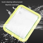 Máquina Mini de Iogurte Frito Doméstica para Crianças, Bandeja de Gelo Frito DIY, Aço Inoxidável Verde 26x21cm, Aço Inoxidável Branco 26x21cm, Aço Inoxidável Rosa 22.5x17.5cm, Aço Inoxidável Branco 22.5x17.5cm, Liga de Alumínio Branca 22.5x17.5cm