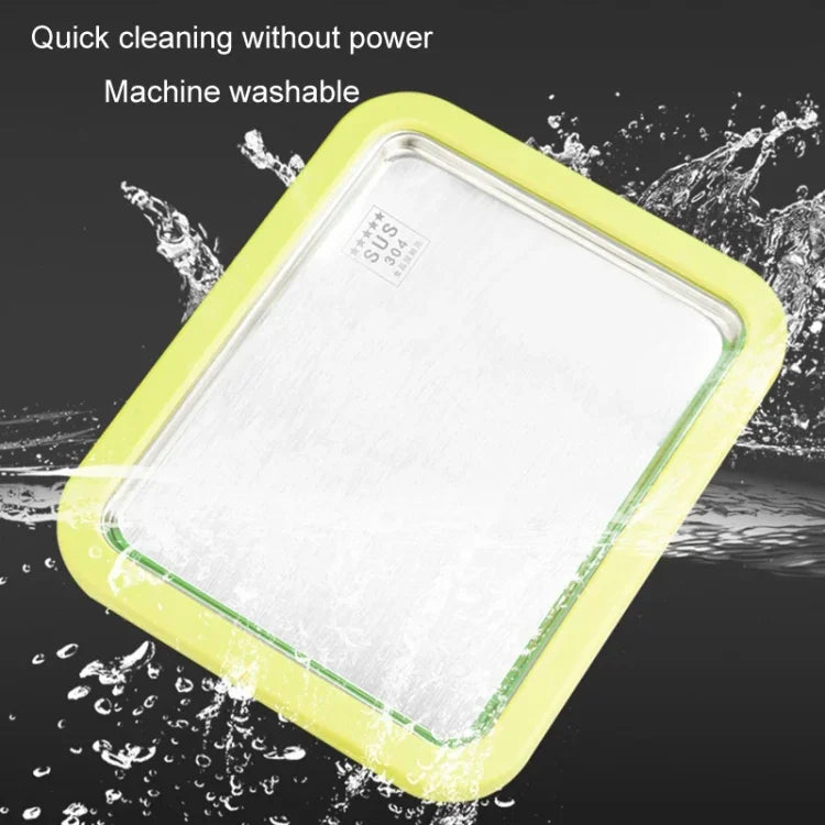 Máquina Mini de Iogurte Frito Doméstica para Crianças, Bandeja de Gelo Frito DIY, Aço Inoxidável Verde 26x21cm, Aço Inoxidável Branco 26x21cm, Aço Inoxidável Rosa 22.5x17.5cm, Aço Inoxidável Branco 22.5x17.5cm, Liga de Alumínio Branca 22.5x17.5cm