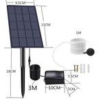 Bomba de Aeração Solar de 5V/2,5W com Acionamento Direto, Sem Bateria, Bomba de Oxigénio Solar para Lagoa de Peixes, Aerador para Lagoa de Peixes