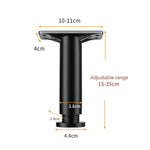 Suporte para Tabuleiro de Cama com Capacidade de Suporte de Peso, Pé de Suporte para Cama, 15cm, 18cm, 20cm