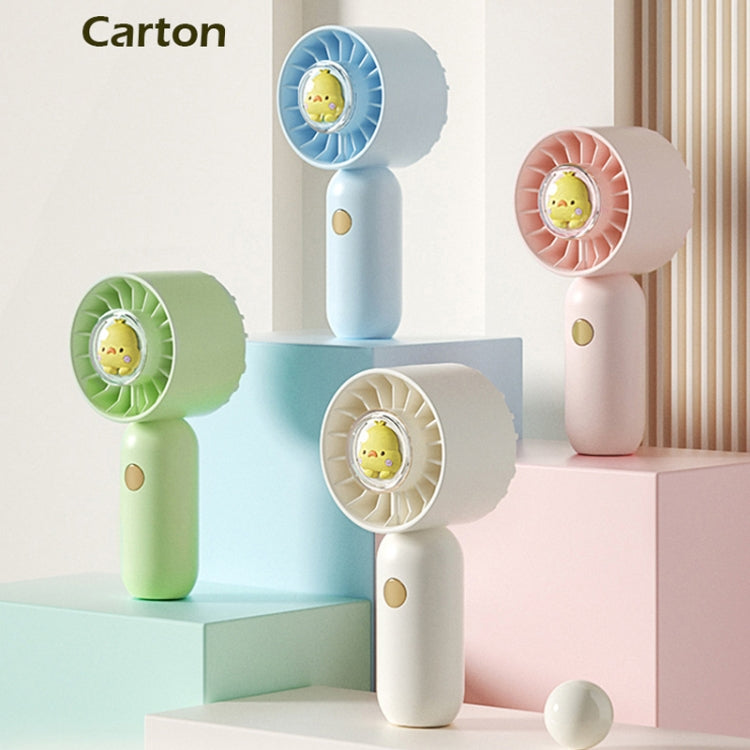 Ventoinha portátil pequena de bolso, rosa pato, azul pato, verde pato, branco pato, versão com revestimento em spray rosa, versão com revestimento em spray azul, versão com revestimento em spray verde, versão com revestimento em spray branco