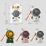 Ventoinha chaveiro pendente boneco astronauta