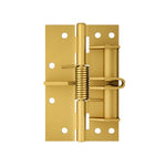 Fechadura de Porta Multifuncional de 4 Polegadas com Dobradiça de Fecho Automático, Cor Aço Prateado, Preto, Cor Aço Dourado