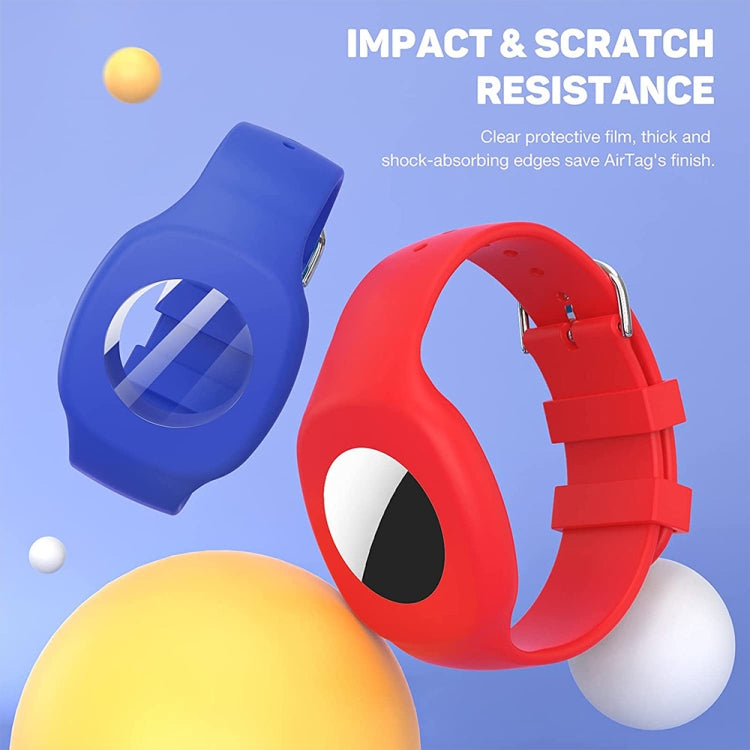 Para AirTag 2ª Geração / AirTag 1ª Geração Capa Protetora para Correia de Relógio Infantil em Silicone