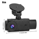 Gravador de Condução com Ecrã de 2 Polegadas e 3 Registos 1080P, G12