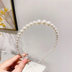 Faixa de Cabelo Doce com Pérolas Acessórios para Cabelo Retro Versáteis, 1A, 2B, 3C, 4, 5, 6, 7, 8, 9, 10, 11, 12, 13, 14, 15, 16, 17, 18, 19, 20
