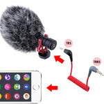 Cabo de Microfone Lavalier Sem Fios, Para BOYA / RODE SC7 TRS para TRRS, Para BOYA / RODE SC2 TRS para TRS