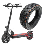 Para KUGOO M4 TUOVT 80/65-6.5 Pneus Externos à Prova de Explosão para Skateboard Elétrico de 10 polegadas, Pneu para Autoestrada, Pneu Todo-o-terreno