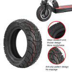 Para KUGOO M4 TUOVT 80/65-6.5 Pneus Externos à Prova de Explosão para Skateboard Elétrico de 10 polegadas, Pneu para Autoestrada, Pneu Todo-o-terreno