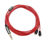 Cabo para Auriculares Shure MMCX / SE215 / SE425 / SE535 / SE846 / UE900 / Waston, ZS0073 Vermelho, ZS0073 Azul, ZS0073 Preto