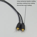 Cabo para Auriculares Shure MMCX / SE215 / SE425 / SE535 / SE846 / UE900 / Waston, ZS0073 Vermelho, ZS0073 Azul, ZS0073 Preto