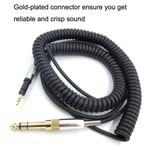 Cabo de Áudio para Auriculares ATH-M50X / M40X / M70X com Mola AUX 2.5mm, ZS0246