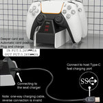 iplay HBP-260 Para PS5 Suporte de Carregamento para Comando Elétrico de Jogo, Suporte de Carregamento Rápido, HBP-260