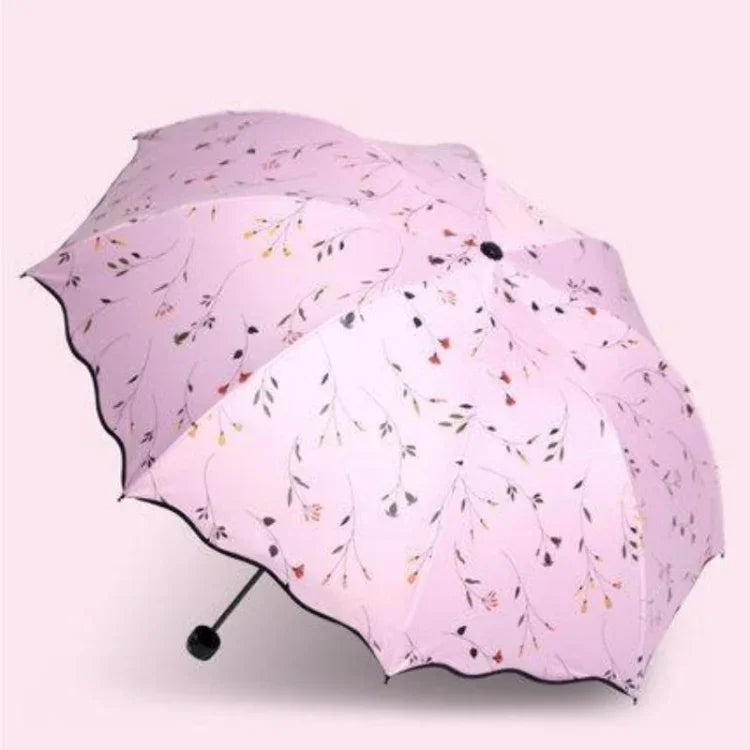 Guarda-chuva Dobrável Simples de Duplo Propósito para Sol