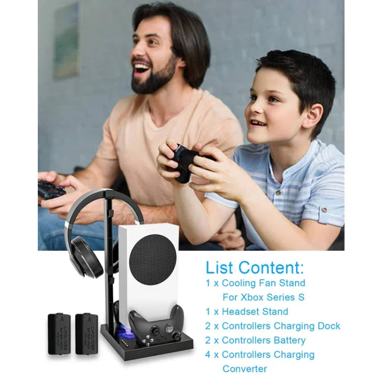 Iplay Para Xbox Series S Suporte de Arrefecimento para Comando Base de Carregamento