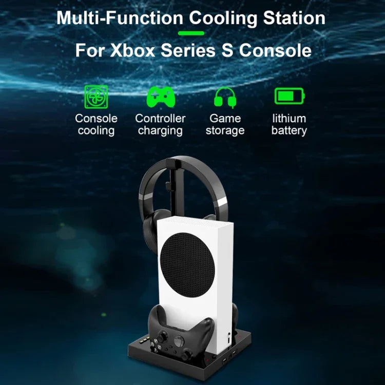 Iplay Para Xbox Series S Suporte de Arrefecimento para Comando Base de Carregamento