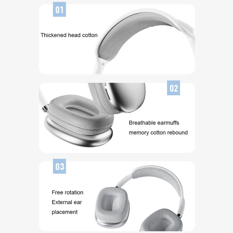 Auriculares Bluetooth Sem Fios com Cancelamento de Ruído, Estéreo para Jogos