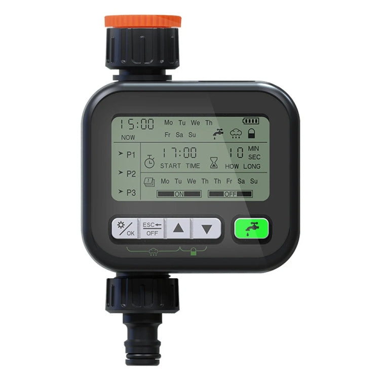 Temporizador de Jardinagem Dispositivo Automático de Rega Dispositivo de Rega para Jardim e Varanda Controlador Inteligente de Sistema de Irrigação, Preto
