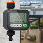Temporizador de Jardinagem Dispositivo Automático de Rega Dispositivo de Rega para Jardim e Varanda Controlador Inteligente de Sistema de Irrigação, Preto