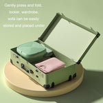 Mini Máquina de Lavar Dobrável Portátil para Casa Lavagem de Roupa Interior, Verde Fruta, Azul Lago, Verde Fruta + Luz Azul Antibacteriana