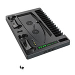 iplay para PS5 Base de Carregamento com Ventoinha de Arrefecimento para Comando de Jogo com Suporte para Disco, HBP-271