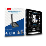 iplay para PS5 Base de Carregamento com Ventoinha de Arrefecimento para Comando de Jogo com Suporte para Disco, HBP-271