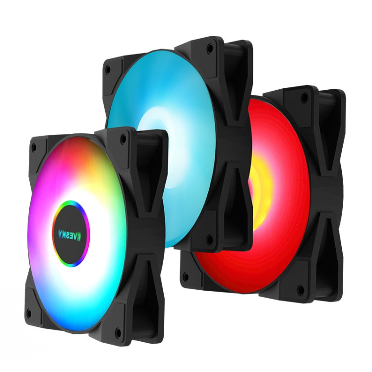 EVESKY cooler de água para CPU, ventoinha RGB, dissipador líquido integrado, radiador colorido 120 mm, RGB 120 mm, 240 mm, 360 mm