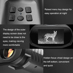 APEXEL Binóculos Portáteis com Ecrã LCD HD de 3 polegadas, Dispositivo Digital de Visão Noturna Infravermelha, APL-NV009
