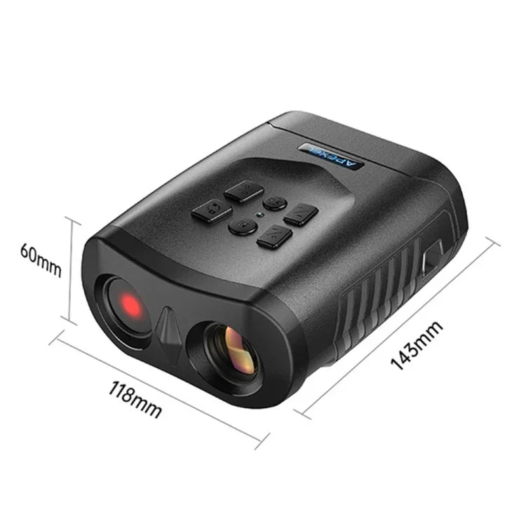 APEXEL Binóculos Portáteis com Ecrã LCD HD de 3 polegadas, Dispositivo Digital de Visão Noturna Infravermelha, APL-NV009