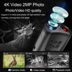 APEXEL Binóculos Portáteis com Ecrã LCD HD de 3 polegadas, Dispositivo Digital de Visão Noturna Infravermelha, APL-NV009