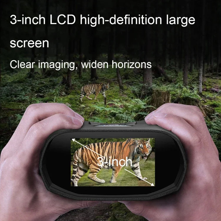 APEXEL Binóculos Portáteis com Ecrã LCD HD de 3 polegadas, Dispositivo Digital de Visão Noturna Infravermelha, APL-NV009