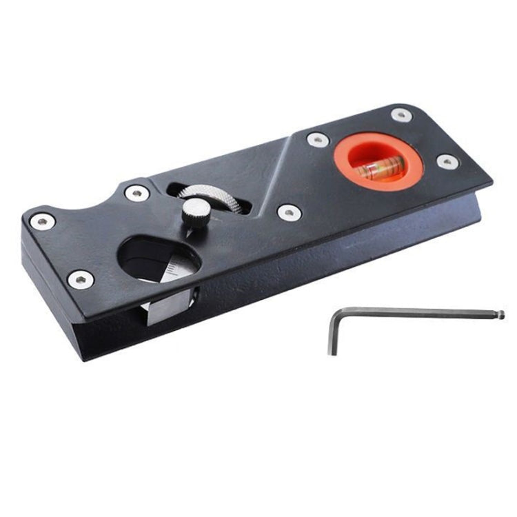 Plaina Manual de Carpintaria Multiângulo para Chanfrar com Profundidade Ajustável, Plaina Preta, Plaina Vermelha, Preta + 6 Lâminas, Vermelha + 6 Lâminas