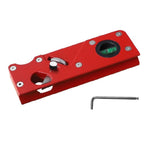 Plaina Manual de Carpintaria Multiângulo para Chanfrar com Profundidade Ajustável, Plaina Preta, Plaina Vermelha, Preta + 6 Lâminas, Vermelha + 6 Lâminas