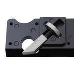 Plaina Manual de Carpintaria Multiângulo para Chanfrar com Profundidade Ajustável, Plaina Preta, Plaina Vermelha, Preta + 6 Lâminas, Vermelha + 6 Lâminas