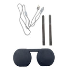 iplay para PSVR2 Cabo de Carregamento TYPE-C + Tampa para Óculos + Conjunto de Abraçadeira de Cabo, HBP-509