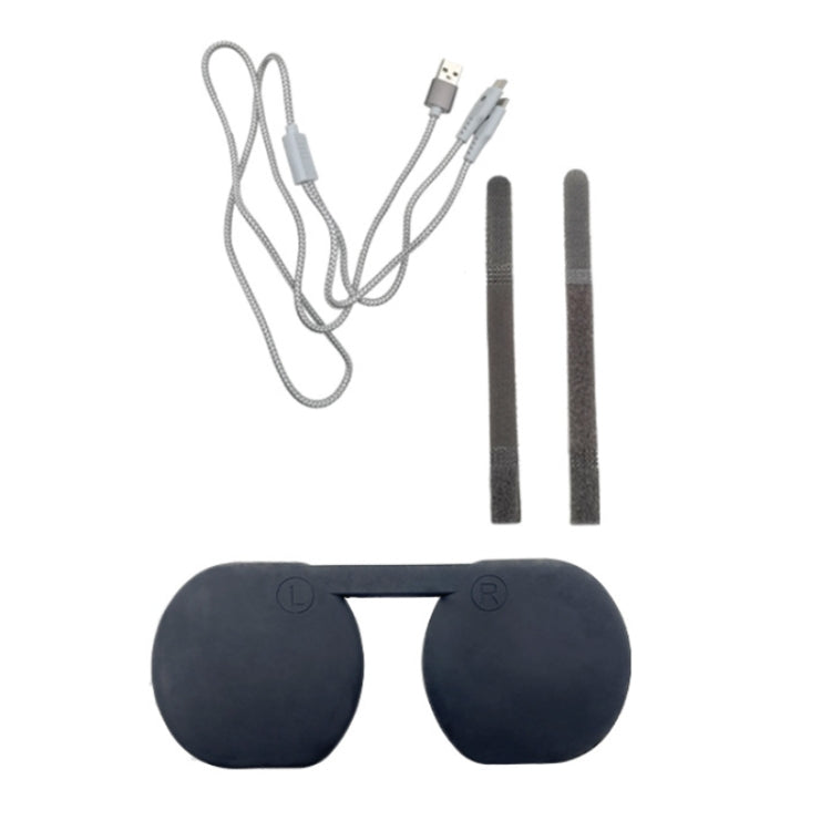 iplay para PSVR2 Cabo de Carregamento TYPE-C + Tampa para Óculos + Conjunto de Abraçadeira de Cabo, HBP-509
