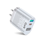Carregador de Telemóvel 65W GaN PD de Carregamento Rápido para Computador, Ficha UE Preta, Ficha UK Preta, Ficha EUA Preta, Ficha AU Preta, Ficha KR Preta, Ficha UE Branca, Ficha UK Branca, Ficha EUA Branca, Ficha AU Branca, Ficha KR Branca