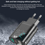 Carregador de Telemóvel 65W GaN PD de Carregamento Rápido para Computador, Ficha UE Preta, Ficha UK Preta, Ficha EUA Preta, Ficha AU Preta, Ficha KR Preta, Ficha UE Branca, Ficha UK Branca, Ficha EUA Branca, Ficha AU Branca, Ficha KR Branca
