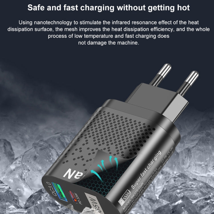 Carregador de Telemóvel 65W GaN PD de Carregamento Rápido para Computador, Ficha UE Preta, Ficha UK Preta, Ficha EUA Preta, Ficha AU Preta, Ficha KR Preta, Ficha UE Branca, Ficha UK Branca, Ficha EUA Branca, Ficha AU Branca, Ficha KR Branca