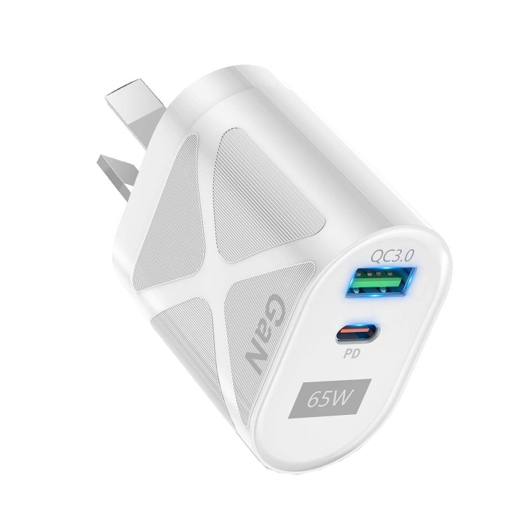 Carregador Rápido 65W GAN PD + QC3.0 para Telemóvel, Portátil e Computador, Cabeça de Carregamento Universal, Ficha UE Preta, Ficha UK Preta, Ficha EUA Preta, Ficha AU Preta, Ficha UE Branca, Ficha UK Branca, Ficha EUA Branca, Ficha AU Branca