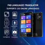 P40 Tradutor Inteligente Multi-país Interpretação Simultânea Tradução por Foto Offline Gravação para Tradução, P40 (Preto), P40 (Branco)