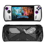 Capa TPU Macia para Consola de Jogo Asus ROG Ally com Suporte, TPU Preto, TPU Branco